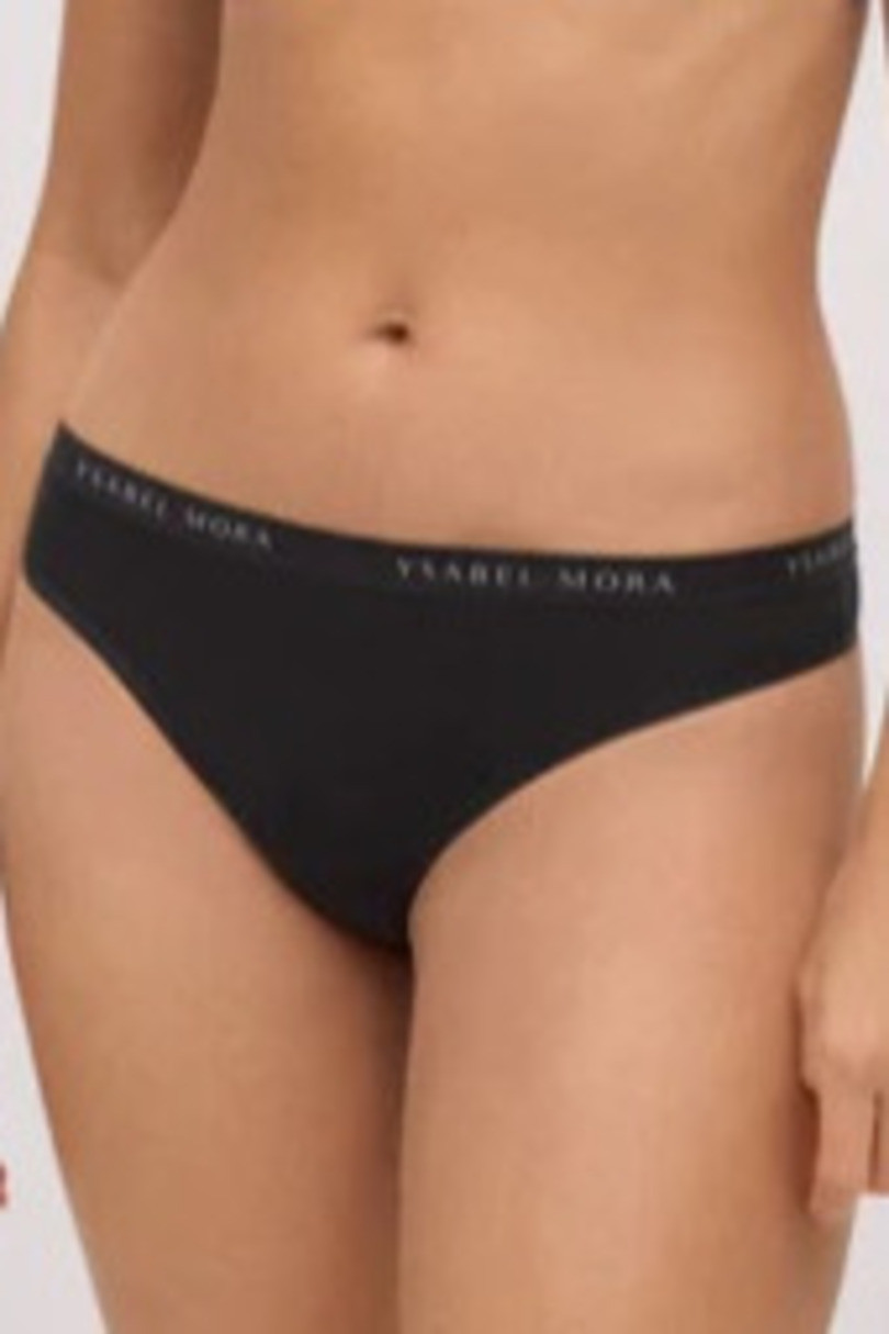 DÁMSKÁ TANGA model 21483880 2PACK - Ysabel Mora černošedá XL (obrázek 3)