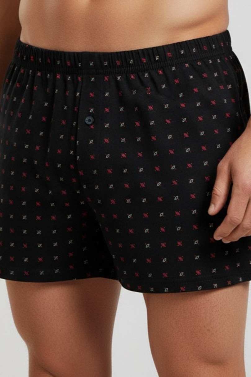 PÁNSKE VOĽNÉ BOXERKY BB008 grafit XL
