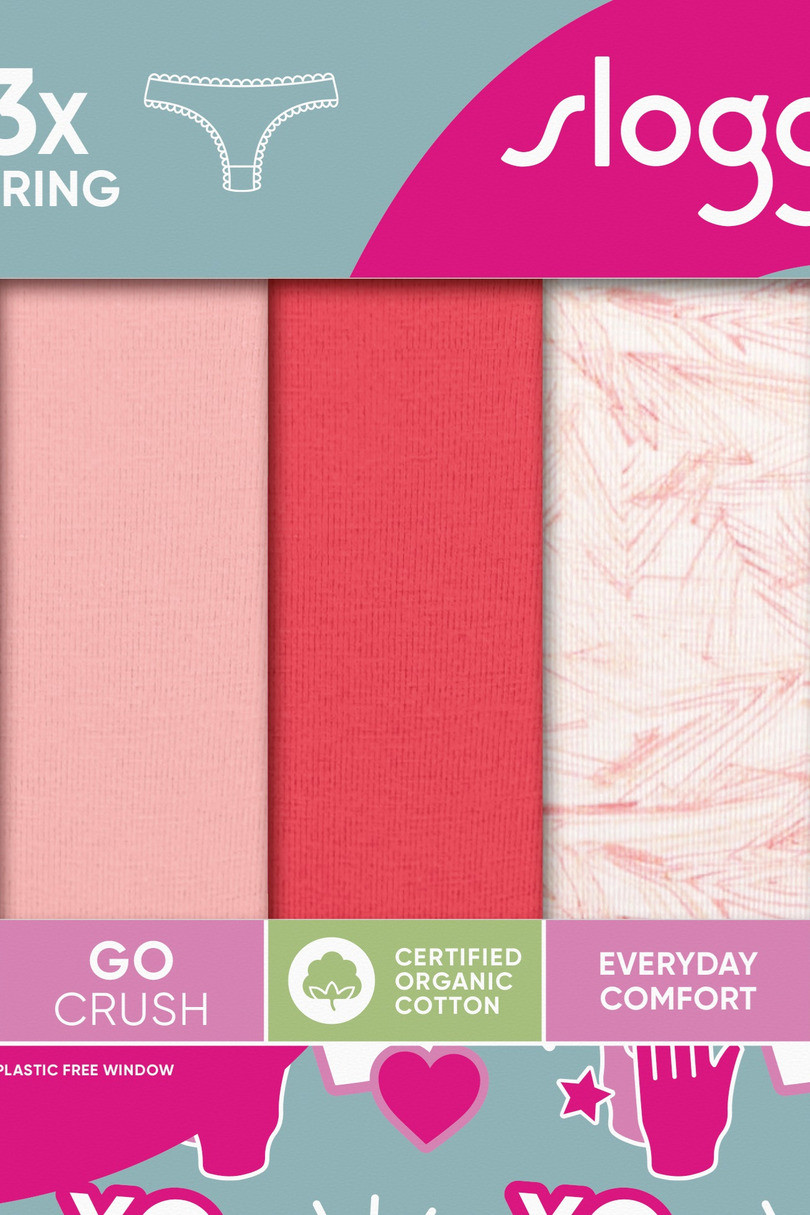 SLOGGI GO CRUSH STRING KALHOTKY 3PACK M005 SMĚS BAREV L (obrázek 3)
