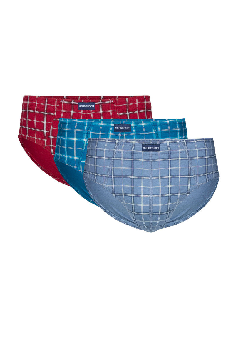 KLASICKÉ SPODNÍ KALHOTKY 3 KS 1446 K703 AW26 BLUE-BORDO M