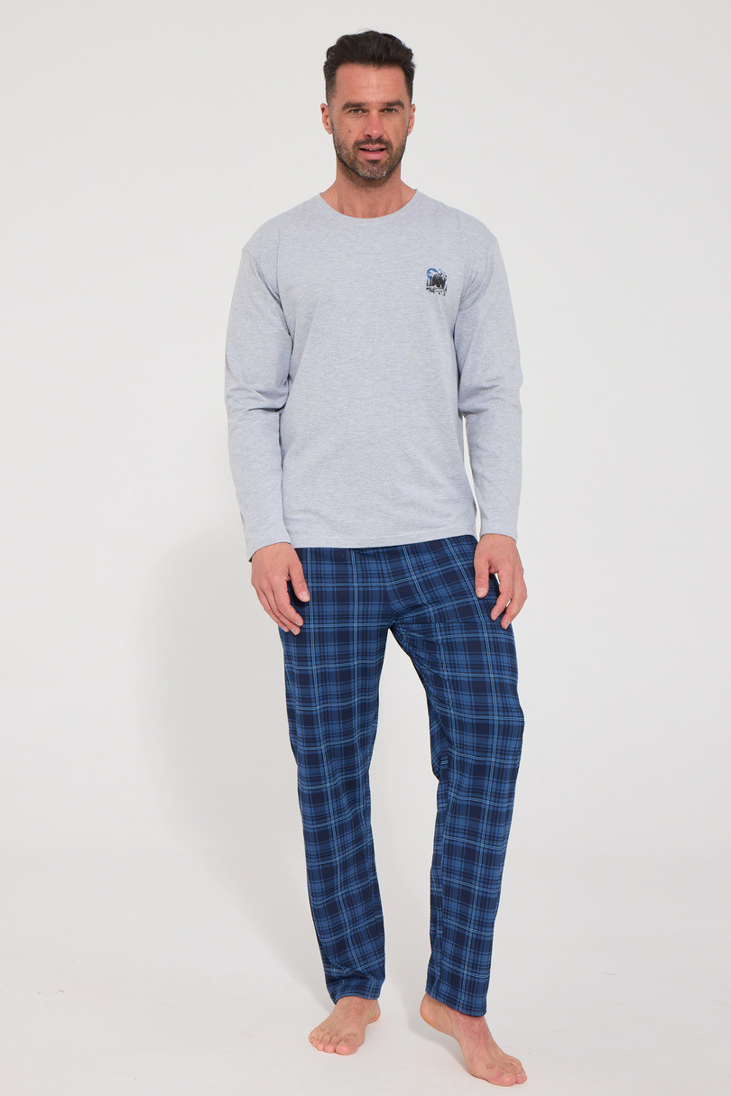 PÁNSKÉ PYŽAMO DR model 22310466 - Cornette mélange M