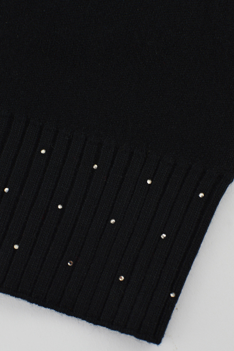 DÁMSKA ČIAPKA S MODALOVÝMI FLITRAMI CZ103 černá 54-58