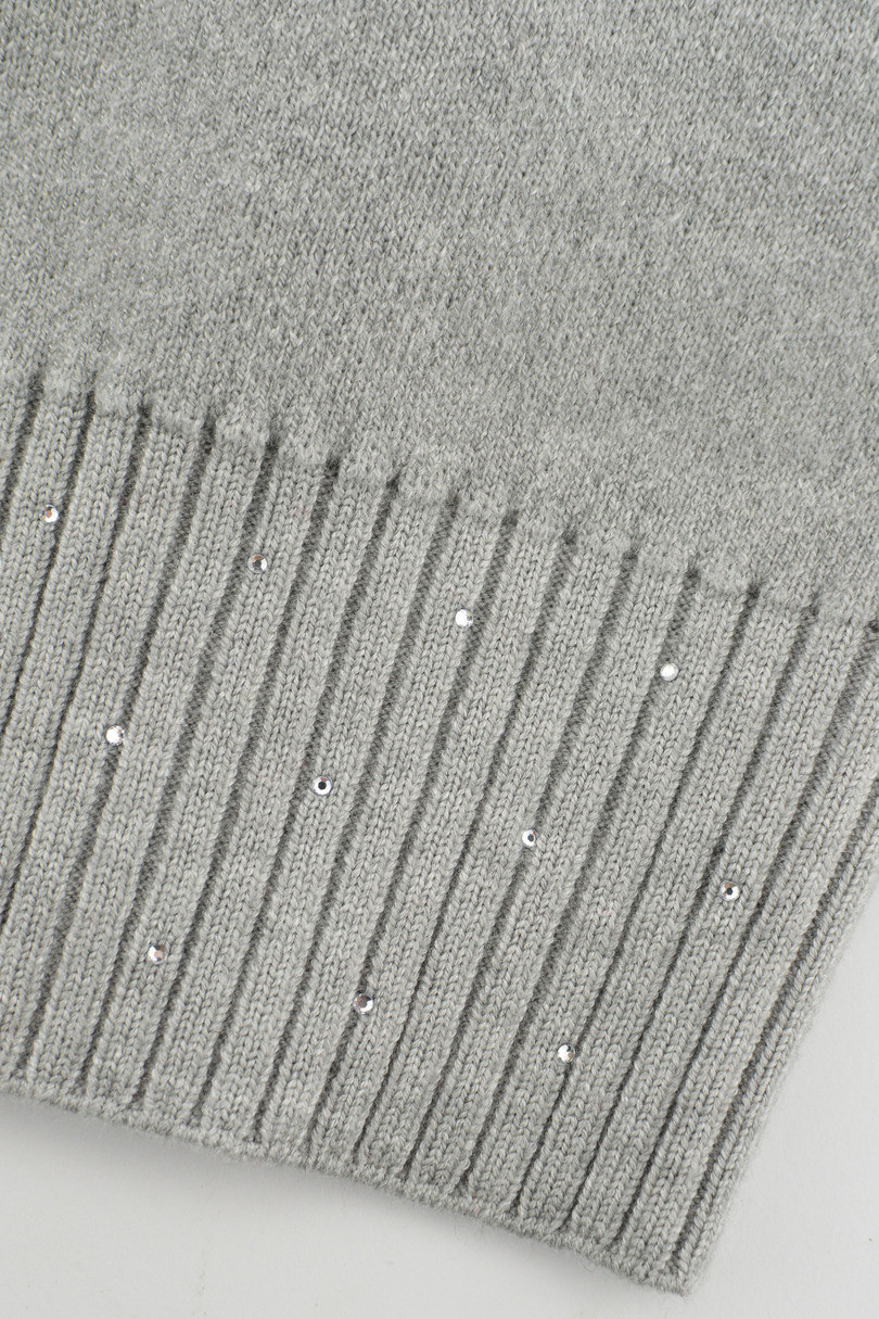 DÁMSKA ČIAPKA S MODALOVÝMI FLITRAMI CZ103 šedá 54-58