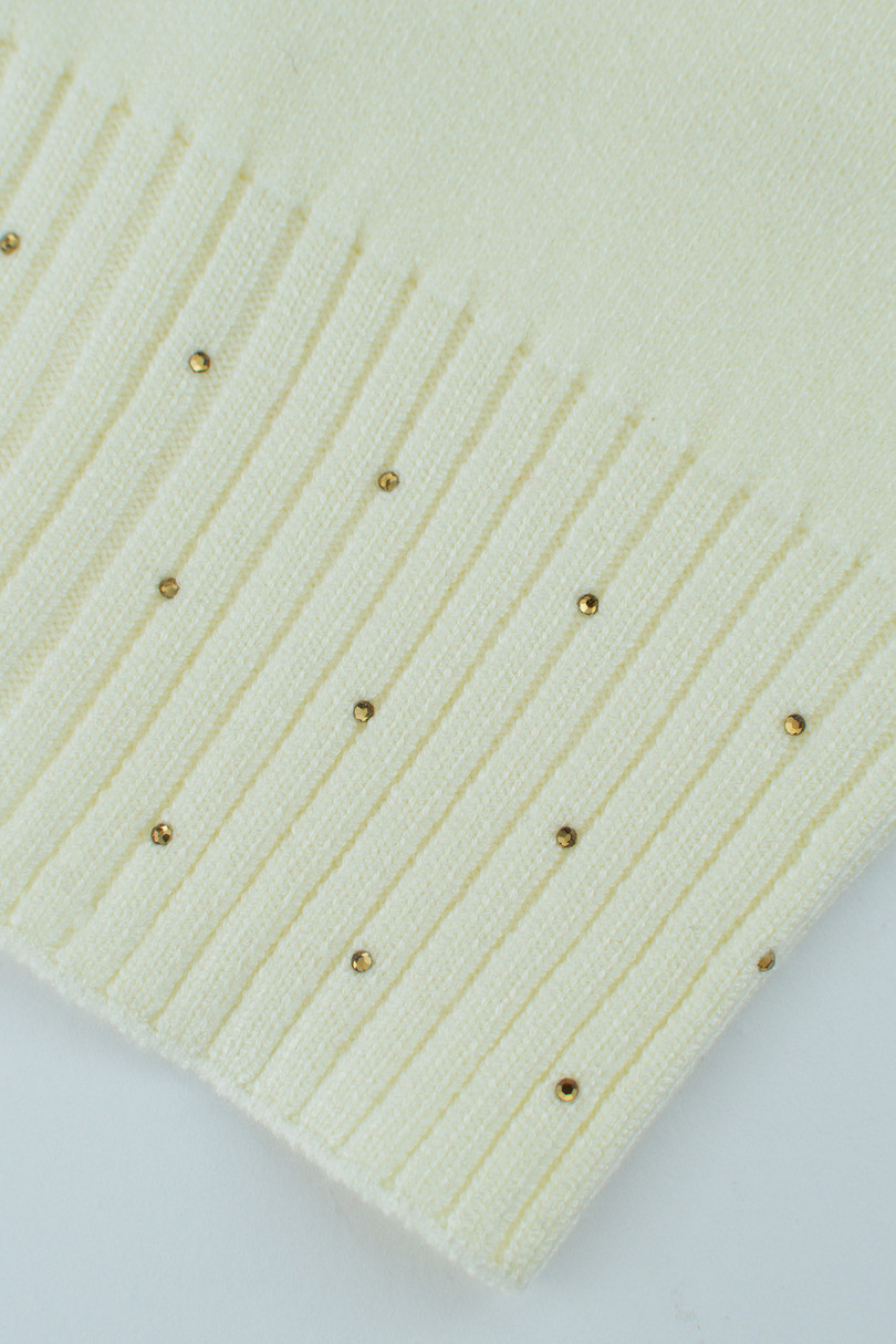 DÁMSKA ČIAPKA S MODALOVÝMI FLITRAMI CZ103 ecru 54-58