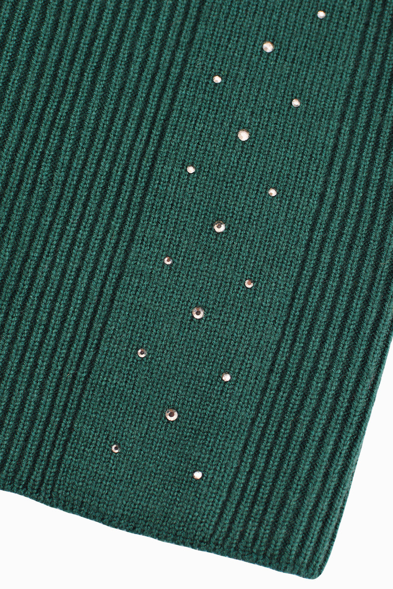 DÁMSKY KLOBÚK S MODALOVÝMI FLITRAMI CZ105 zelená 54-58