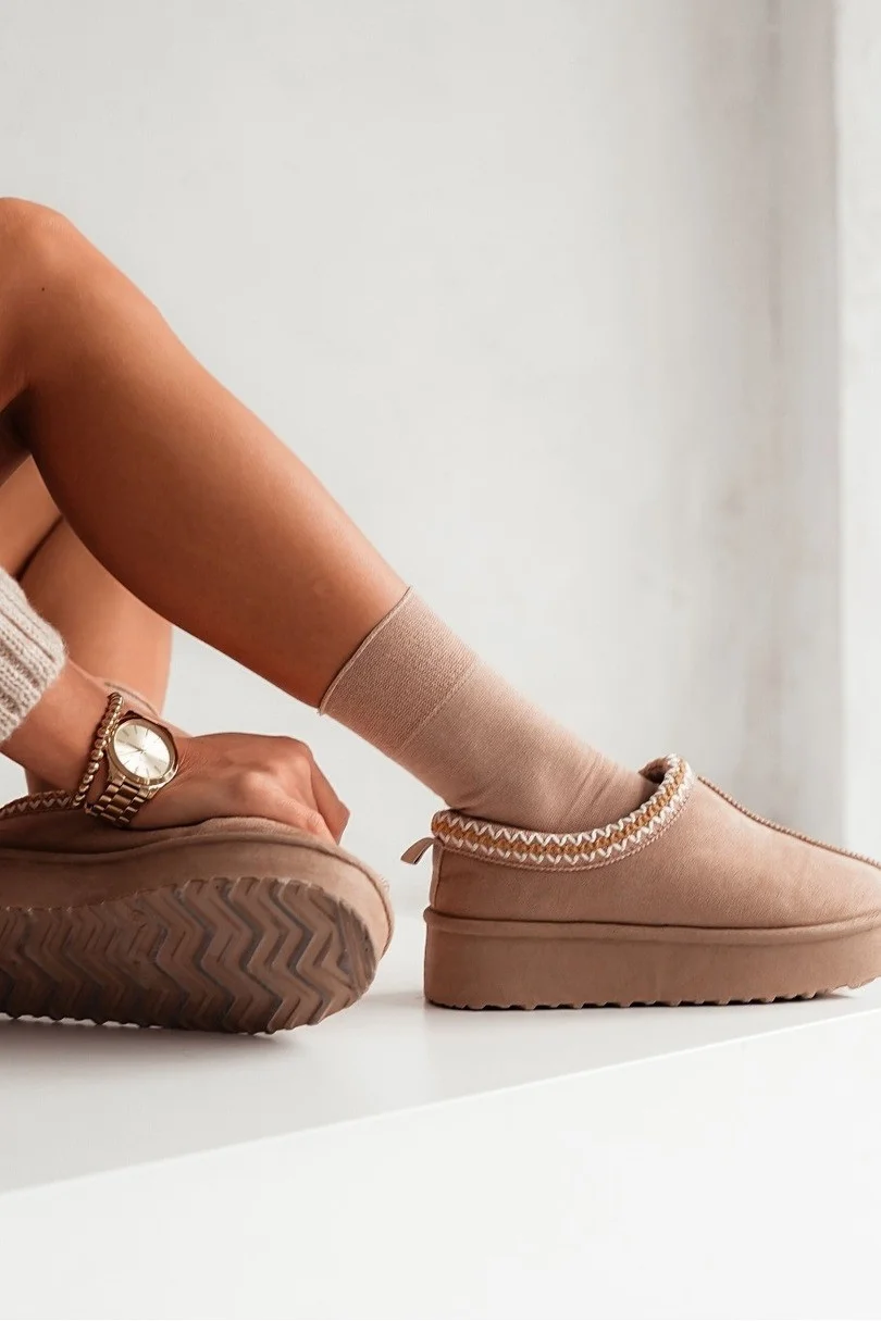 DÁMSKE BAVLNENÉ PONOŽKY S LUREXOVÝM REBROVANÍM 0200.060 Béžová 37-41