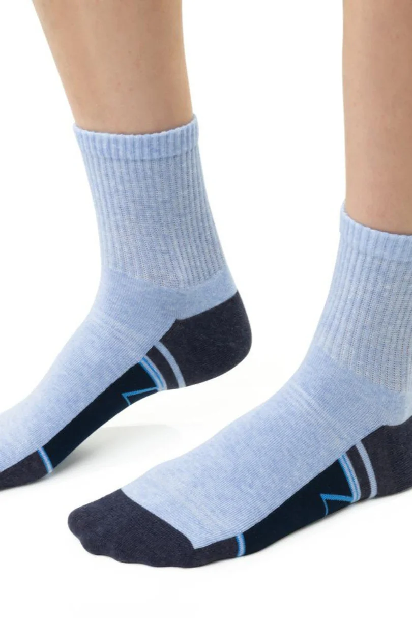 Dámske športové ponožky 026 modrá 35-37