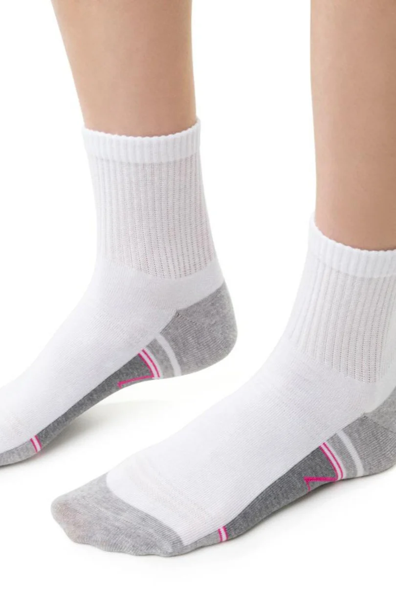 Dámske športové ponožky 026 bílá 38-40