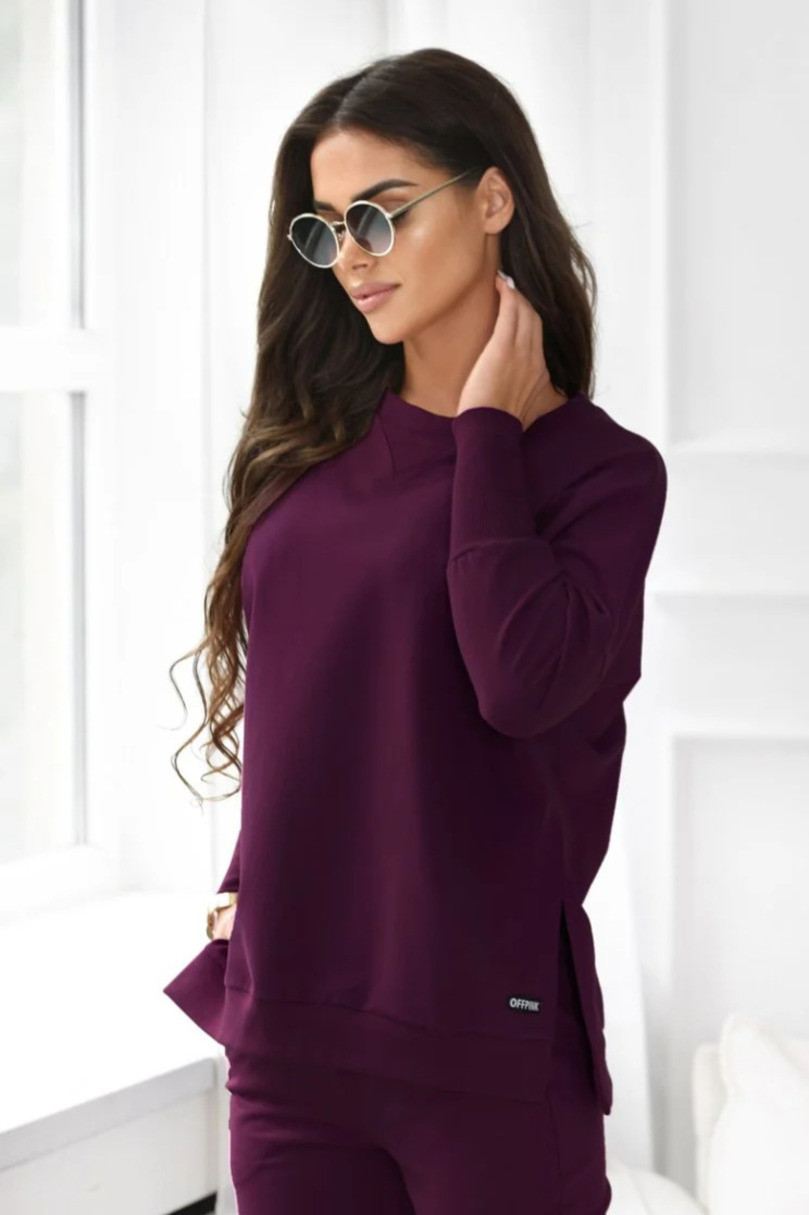 Dámská mikina ADELE vínový M