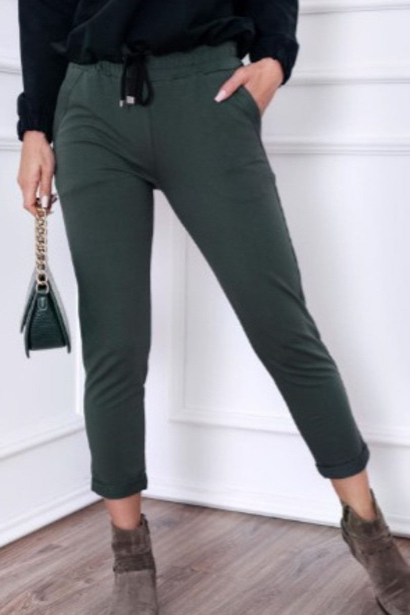 Dámske nohavice LENA DARK OLIVE L