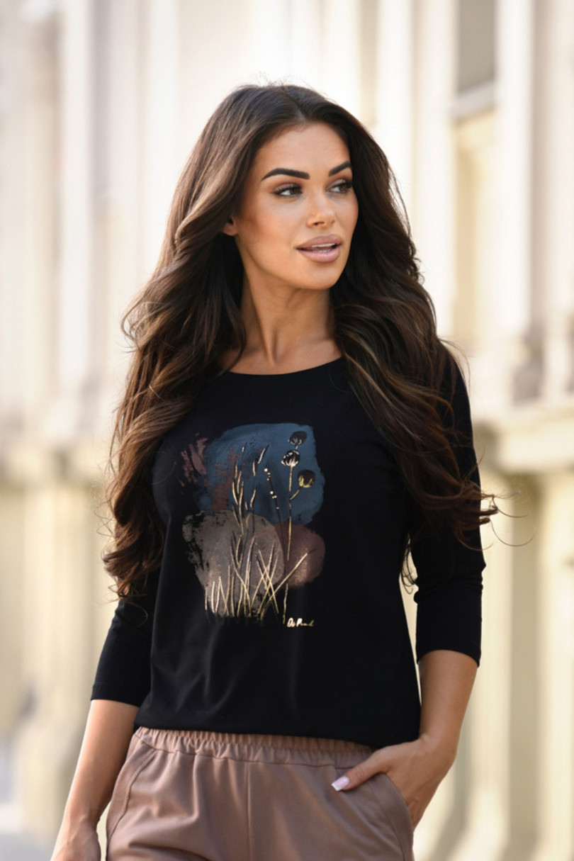 PRADO BLOUSE černá 36