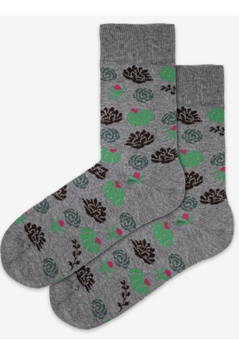 Vzorované pánske ponožky PERFECT MAN-CASUAL kouřové 45/47