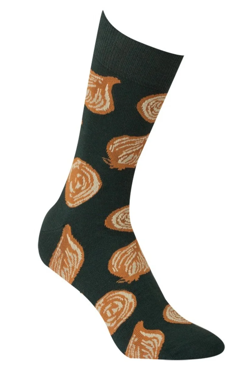 Vzorované pánske ponožky PERFECT MAN-CASUAL zelená 42/44