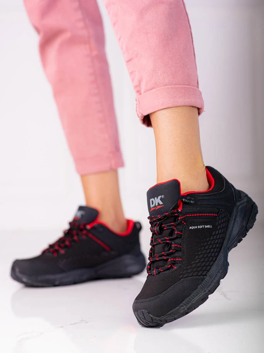 Exkluzívna treková obuv čierna dámska bez podpätku 37