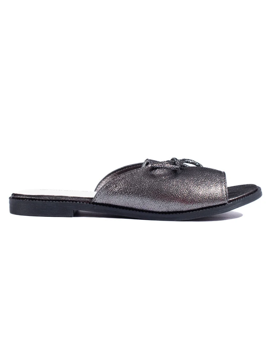 Moderné dámske strieborné ponožky na podpätku bez päty 36