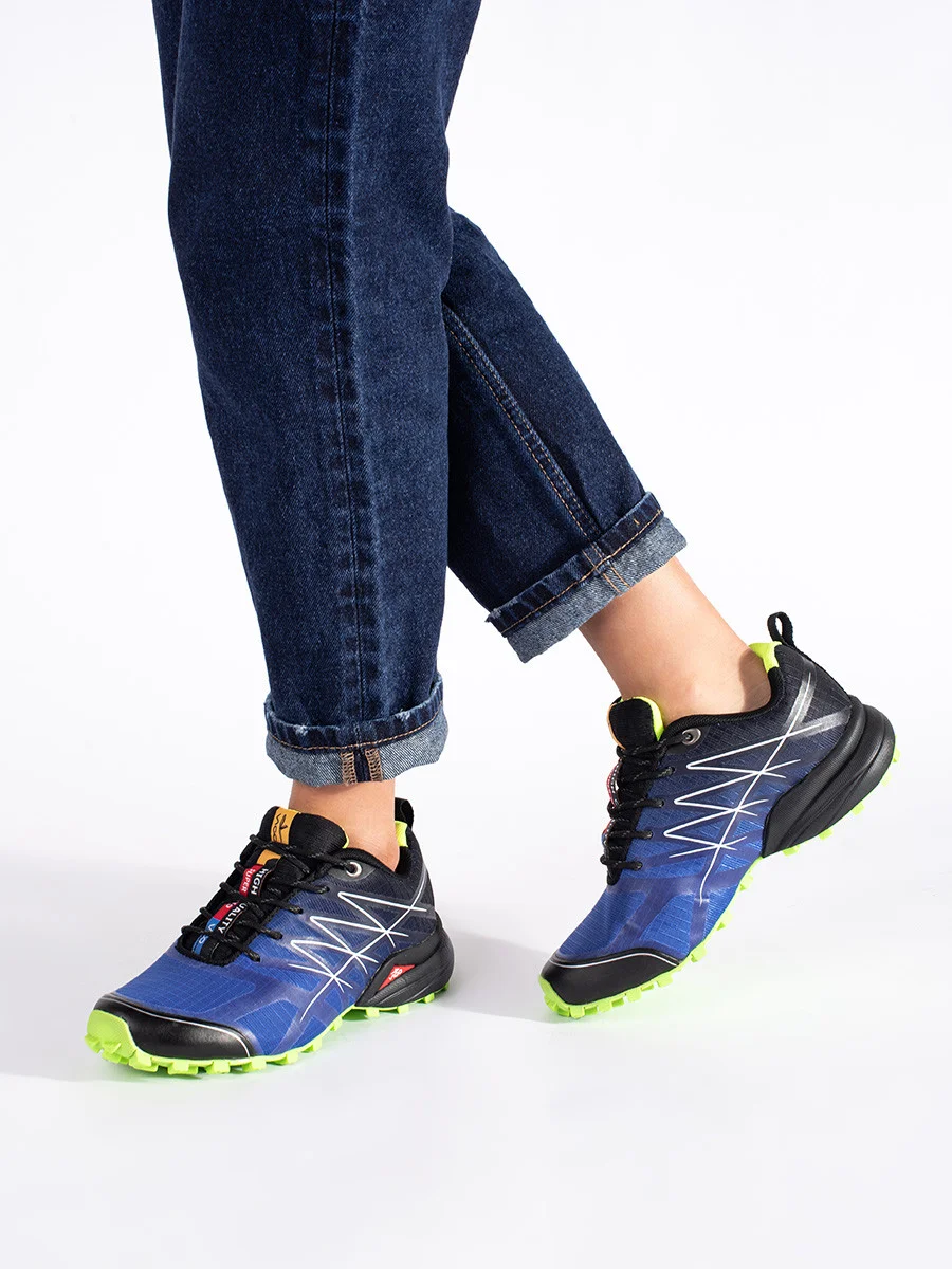 Luxusná treková obuv modrá 37