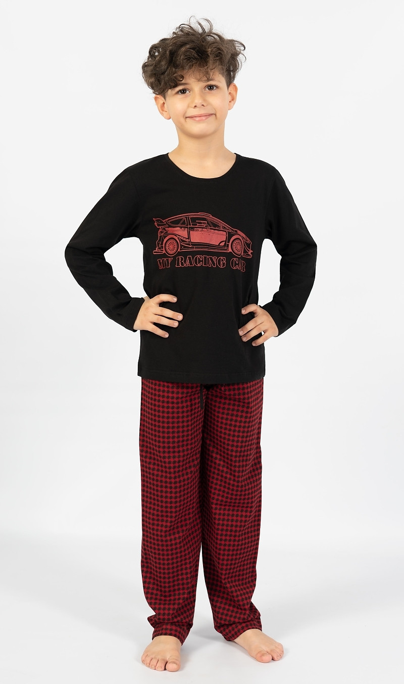 Dětské pyžamo dlouhé model 15745253 - Vienetta Kids Možnost: černá 9 - 10