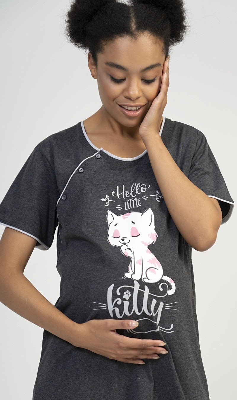 Dámská noční košile mateřská Little model 16478536 světle růžová XL