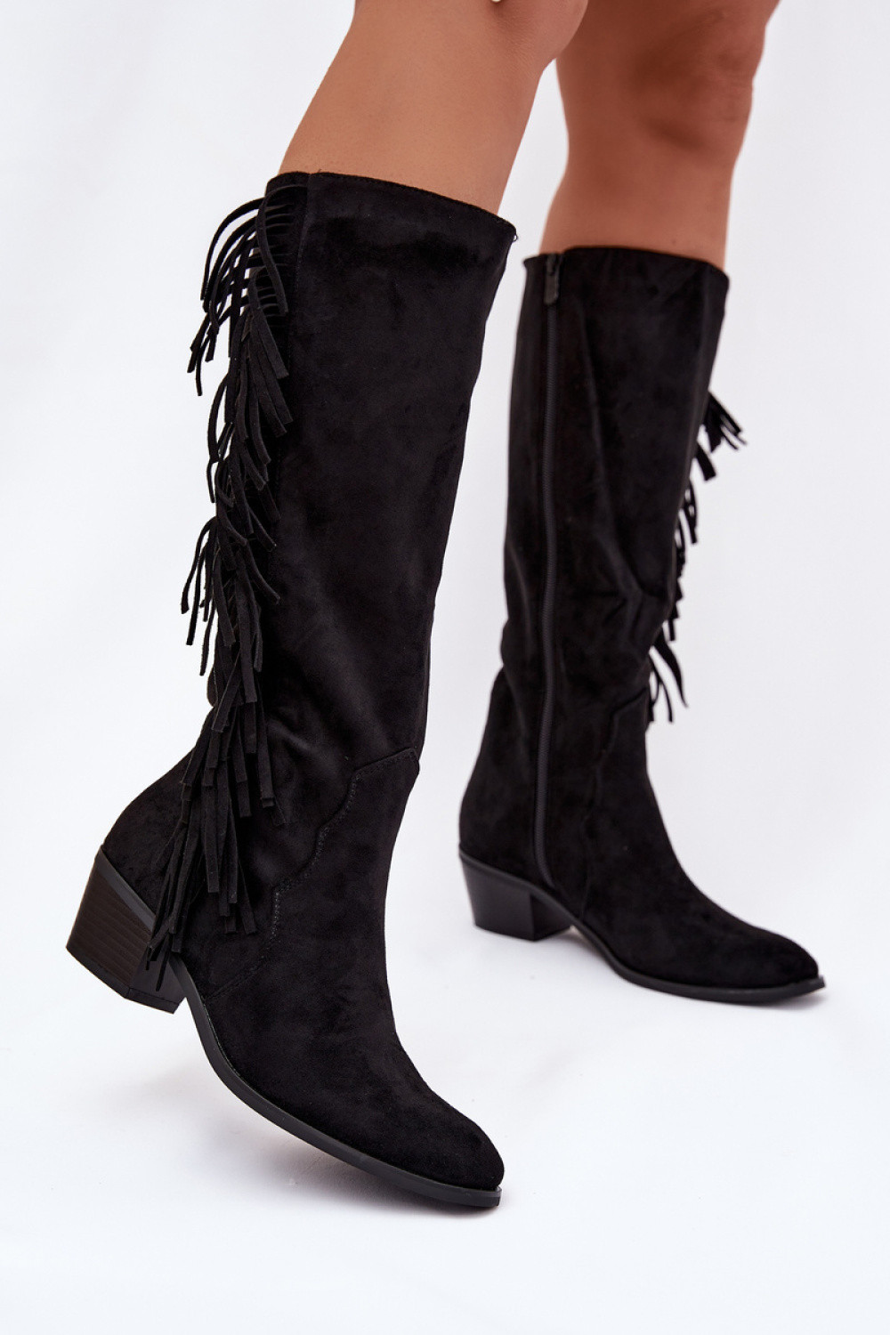 Levně Kozačky na podpatku model 223002 Step in style 40