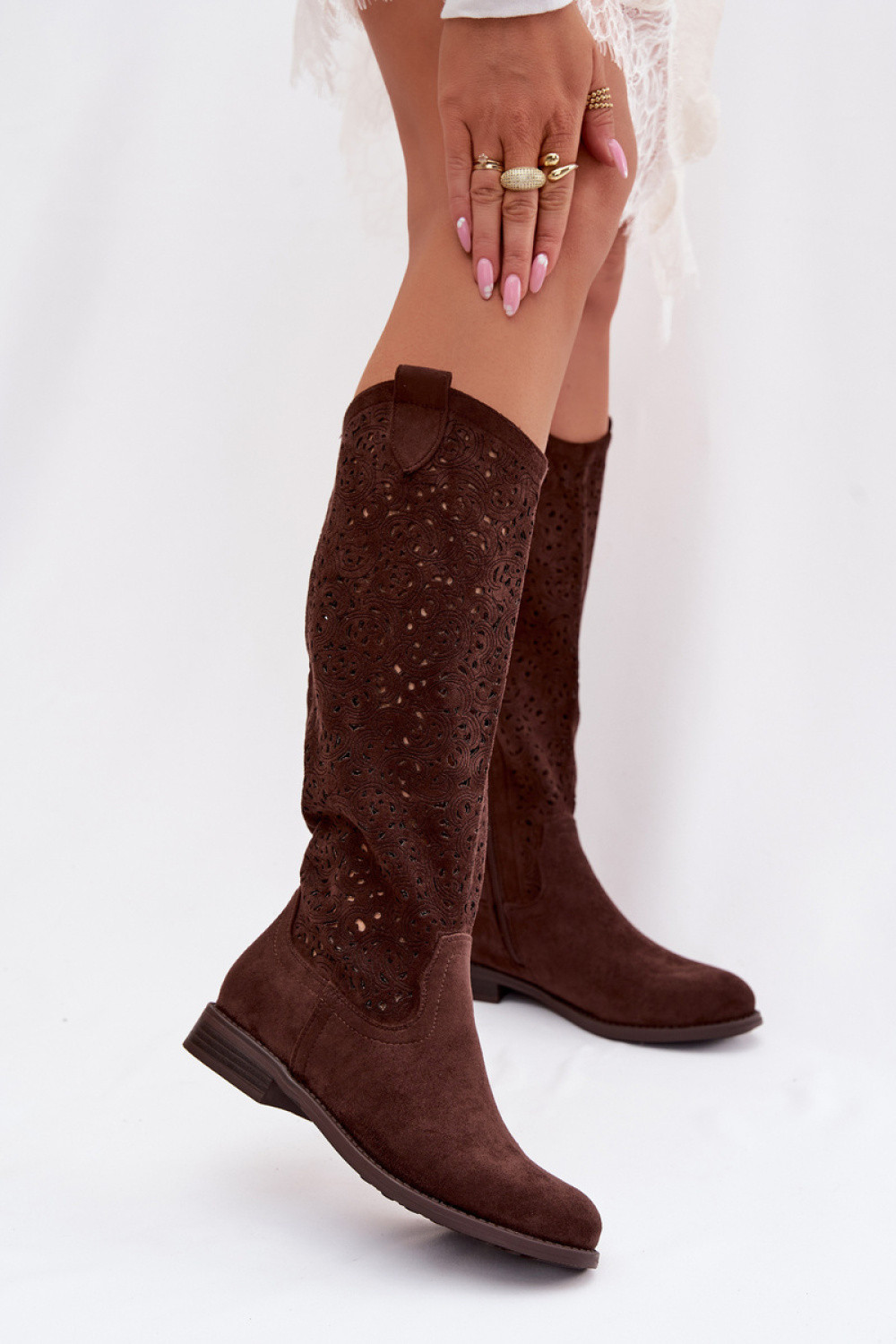 Ažurové kozačky  model 224441 Step in style 40