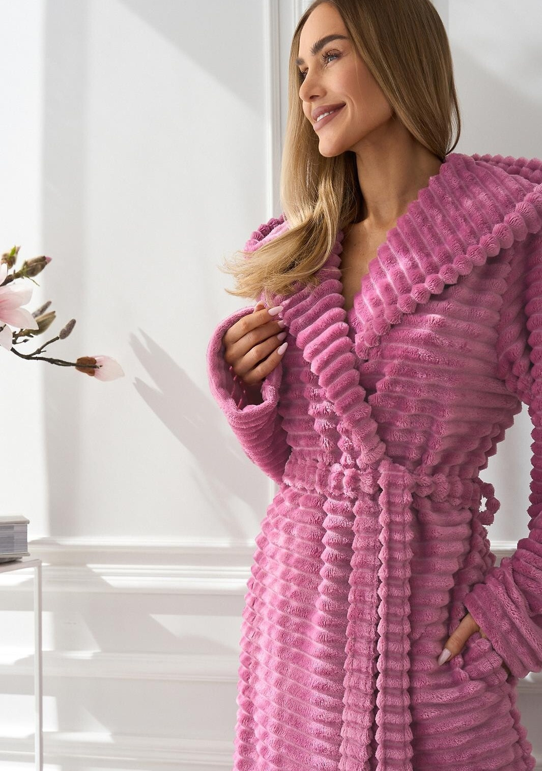 Dámský župan L&L 2599 S Fuxia (obrázek 4)