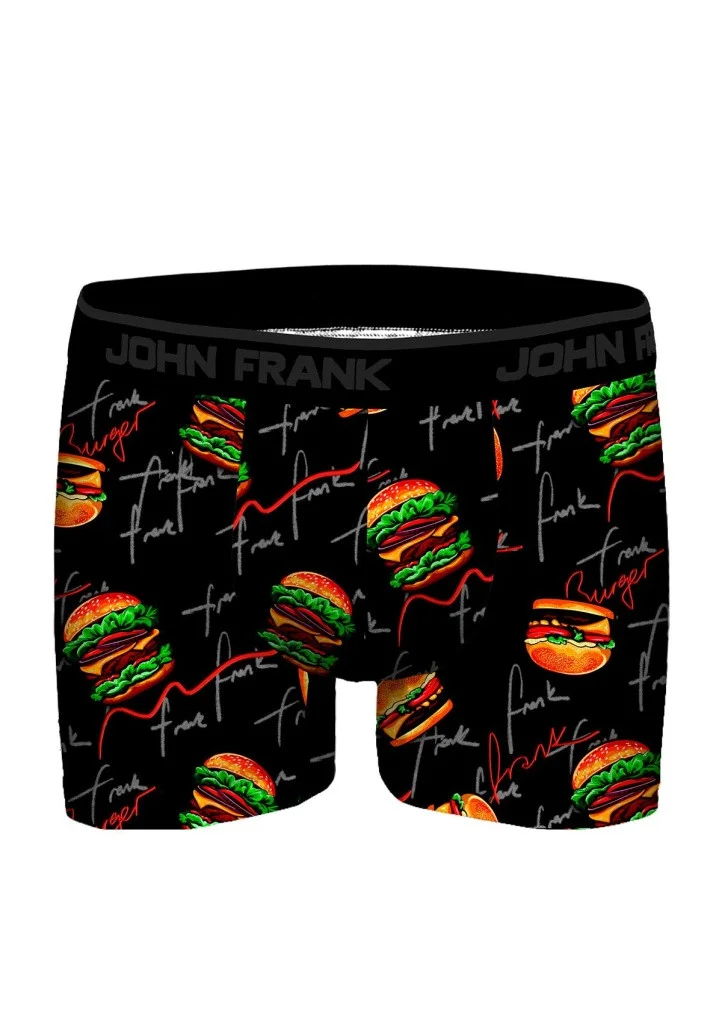 Pánské boxerky John Frank JFBD361 | černá | L
