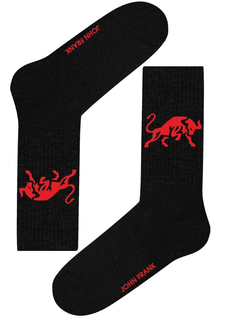 Pánské ponožky John Frank JFLSSPRT16 Barva: Černá, Velikost: UNI
