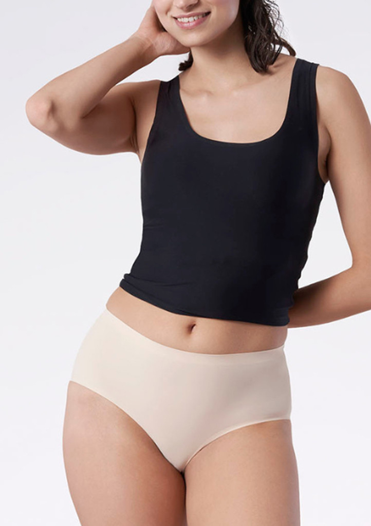 Dámské kalhotky Simple Maxi Beige - Julimex M