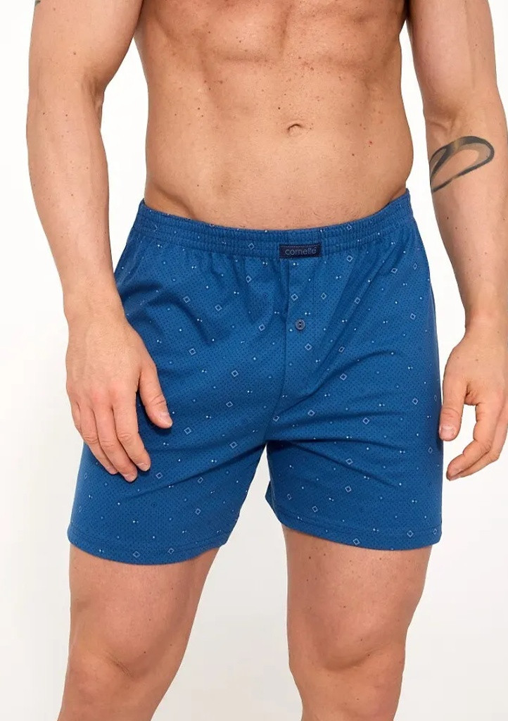 Pánske šortky Cornette Comfort 002/331 L Modrá