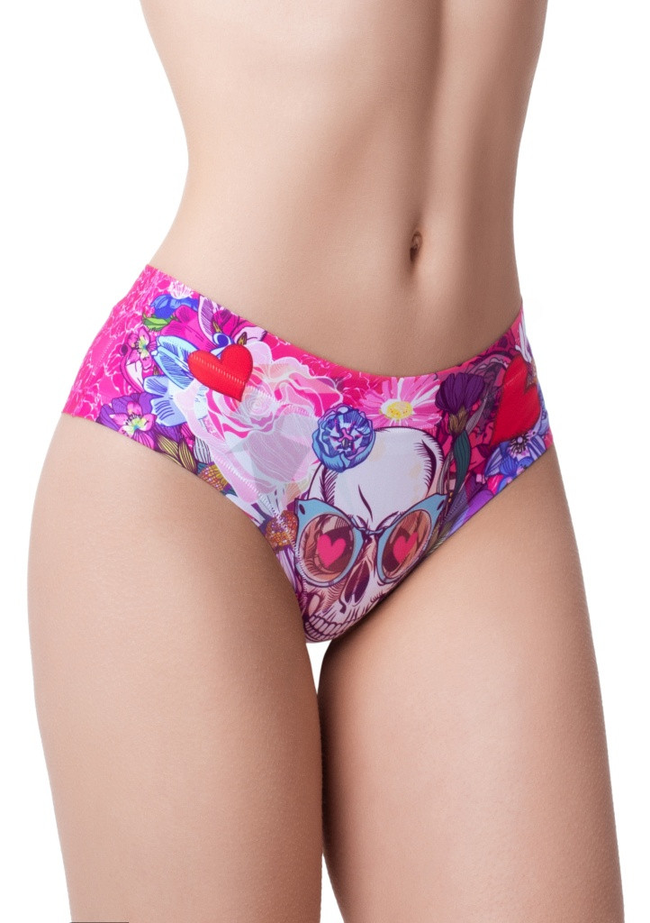 Dámské kalhotky Meméme Skulls lovers Barva: Vícebarevná, Velikost: L