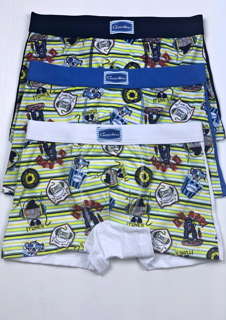 Detské boxerky Gasoline U/3188 7 MIX
