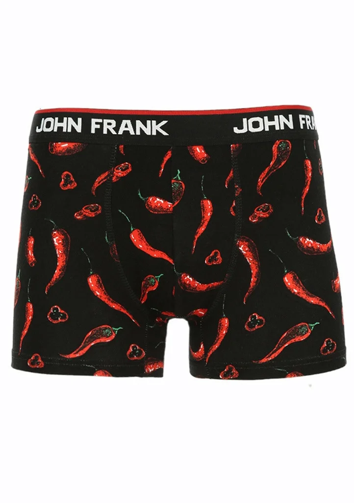 Pánske boxerky John Frank JFBD318 XL černá