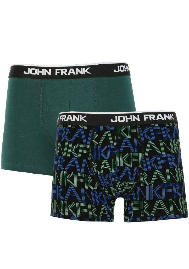 Pánské boxerky John Frank JF2BTORA01 2Pack Dle obrázku XL