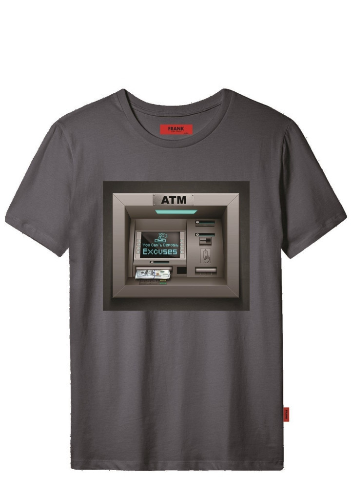 Pánské tričko model 17147070 - John Frank Velikost: XL, Barva: ocelovka