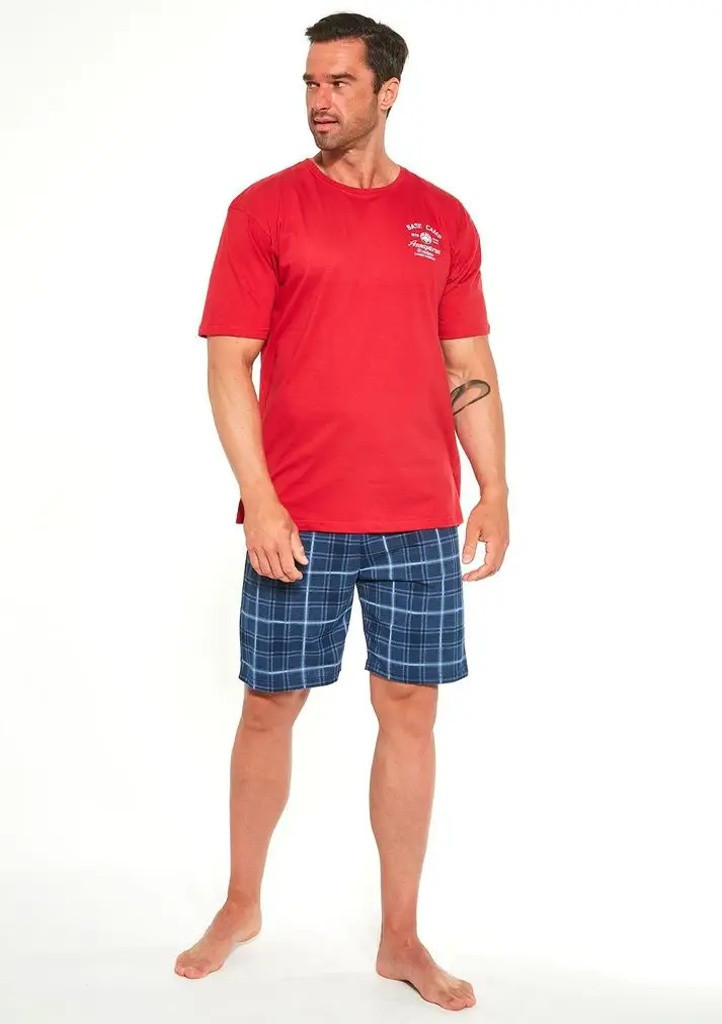 Pánské pyžamo model 15925909 Červená M - Cornette