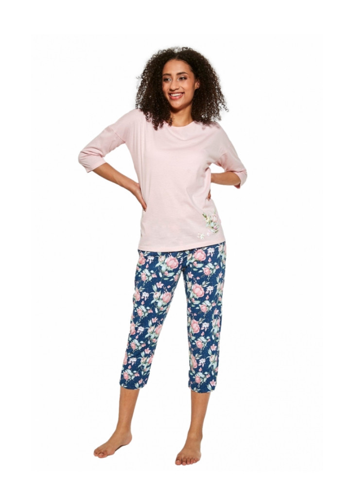 Dámské pyžamo model 16195225 Starorůžová1 4XL - Cornette