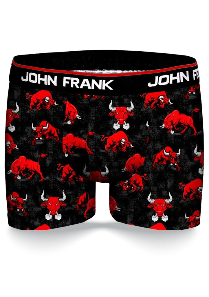 Pánské boxerky John Frank JFBD332 S Černá
