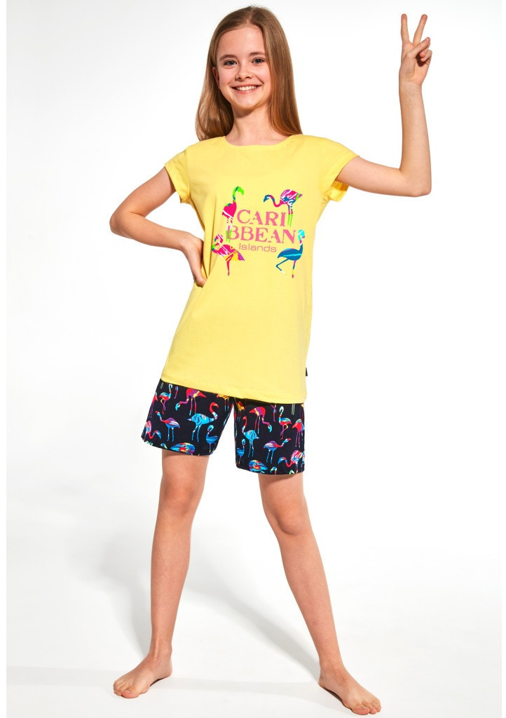 Dětské pyžamo model 17176387 - Cornette Velikost: 110/116, Barva: Žlutá