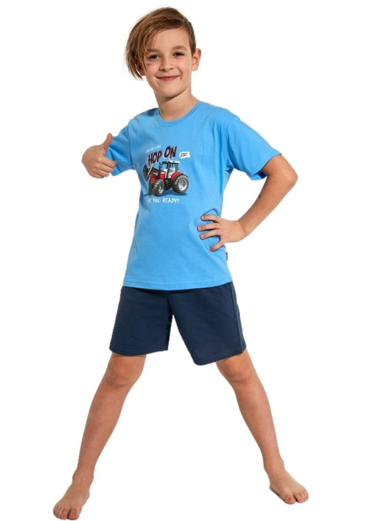 Dětské pyžamo Cornette 222/100 Velikost: 98/104, Barva: Modrá