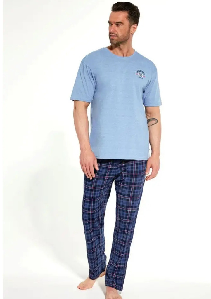 Pánské pyžamo Modrá XL model 17656294 - Cornette