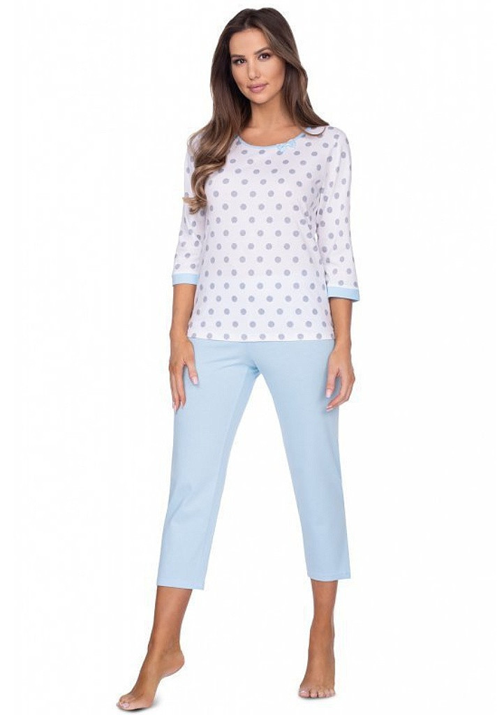 Dámské pyžamo model 17739195 - Regina Velikost: S, Barva: Bílá