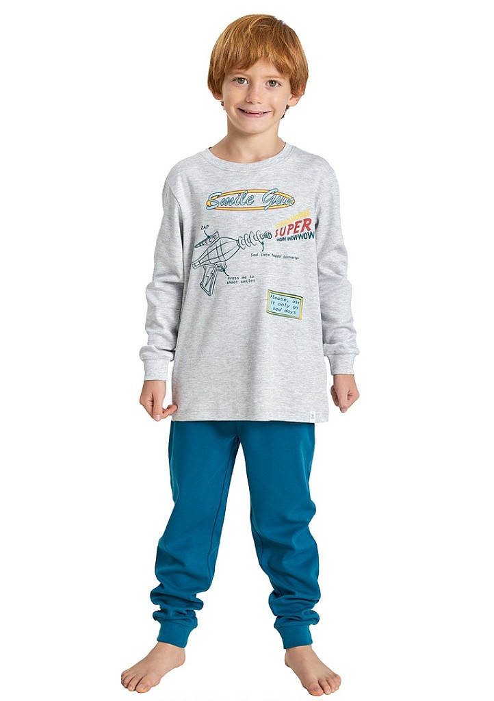 Dětské pyžamo model 17778751 Sv. šedá 2 - Muydemi