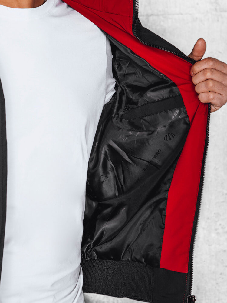 Pánská prošívaná bunda černá FashionStreet TX4649 XL (obrázek 4)