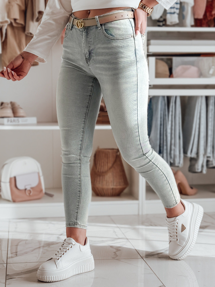 Dámské skinny džíny SKINNIUP světle modré FashionStreet UY2324 s31