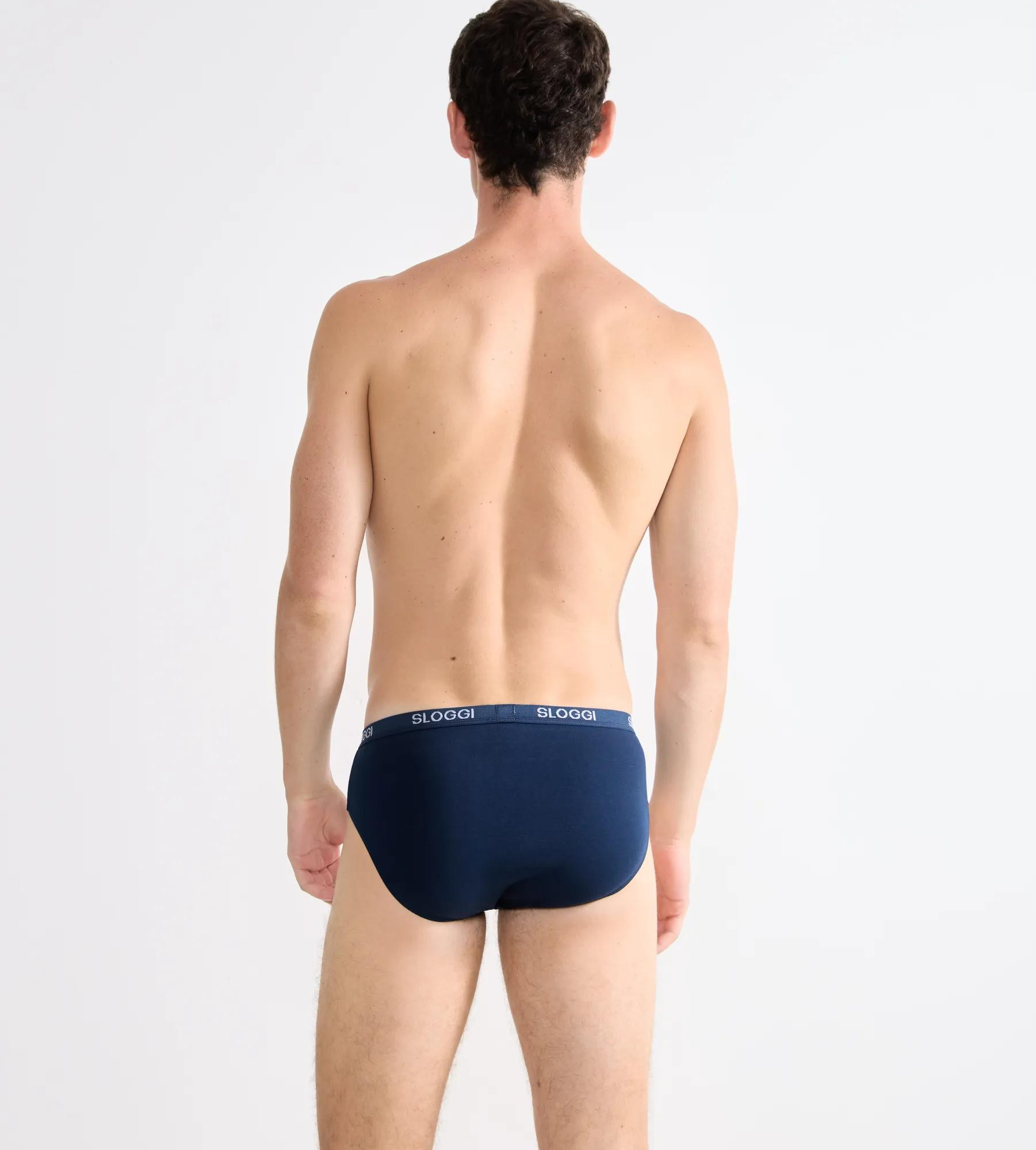 sloggi men Basic Midi - BLUE - SLOGGI BLUE - SLOGGI NIGHT BLUE 5 (obrázek 4)
