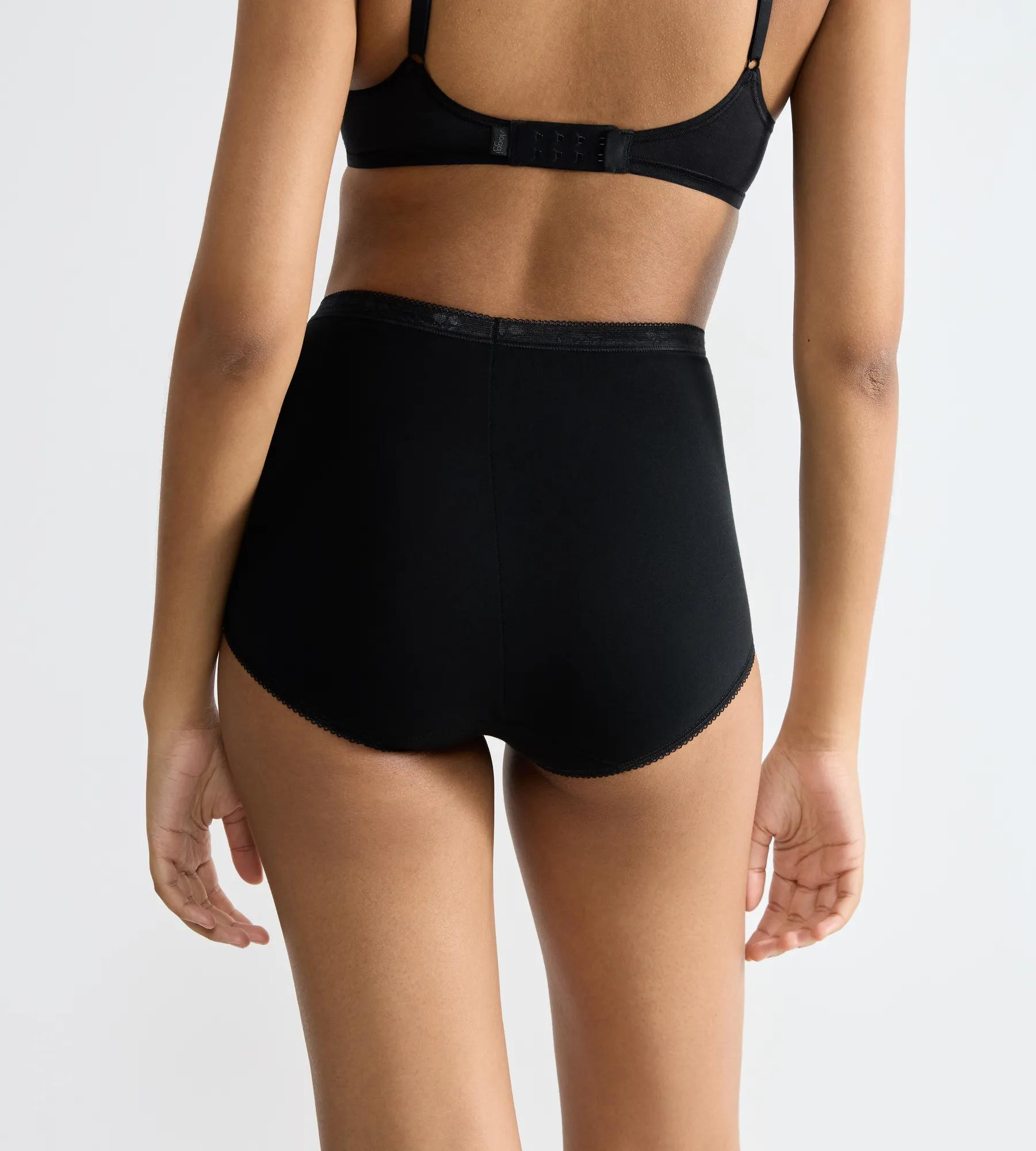 Dámské kalhotky Basic+ Maxi 3P - BLACK - černé 0004 - SLOGGI BLACK 42 (obrázek 6)
