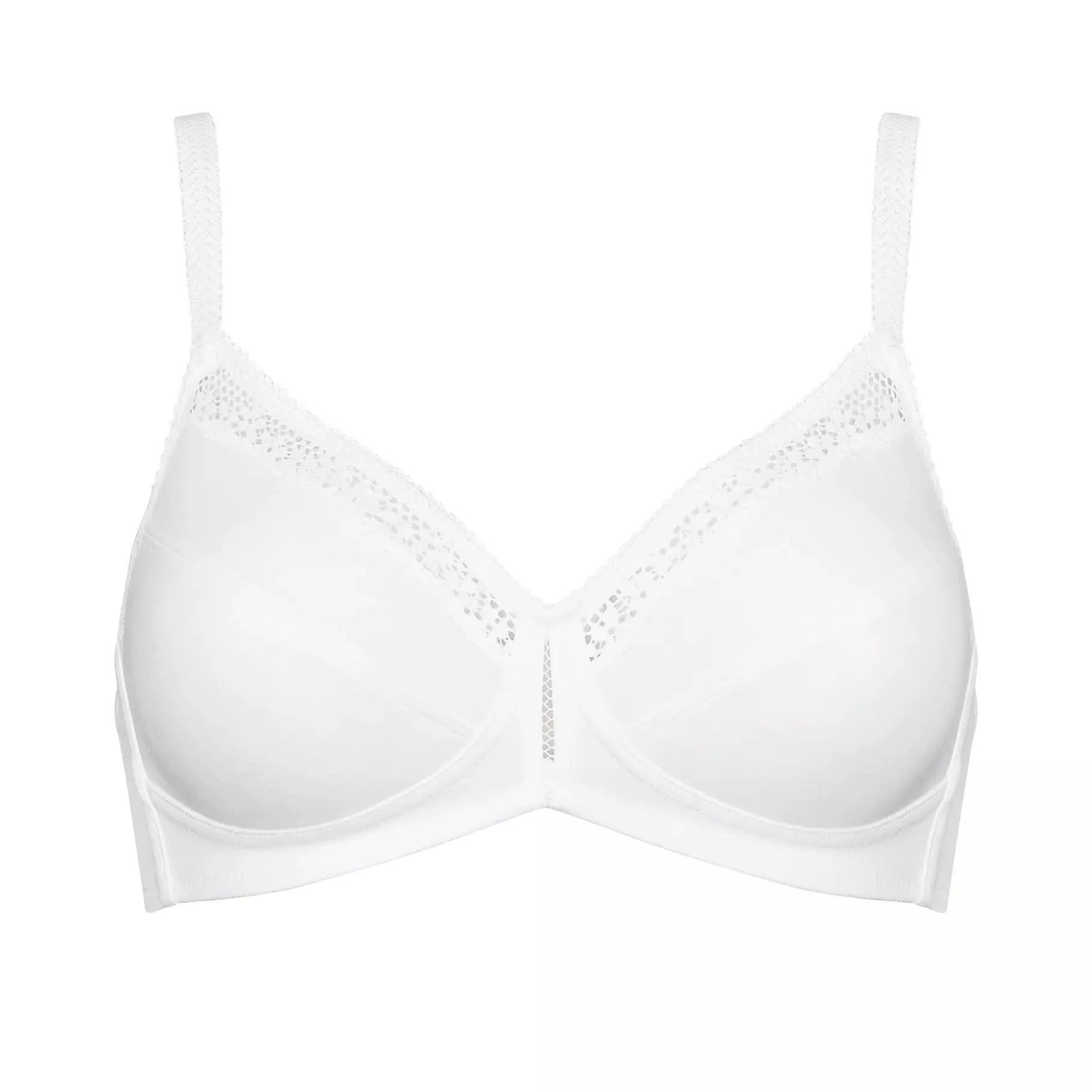 Dámská podprsenka Cotton Beauty N bílá - Triumph WHITE 80B (obrázek 5)
