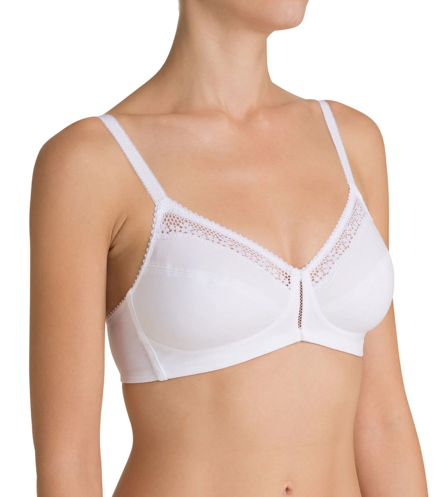 Dámská podprsenka Cotton Beauty N bílá - Triumph WHITE 80B (obrázek 14)