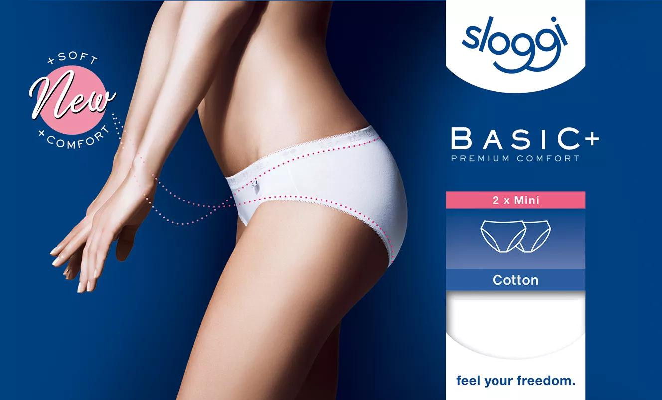 sloggi Basic+ Mini 2P - WHITE - SLOGGI WHITE - SLOGGI 46 (obrázek 6)