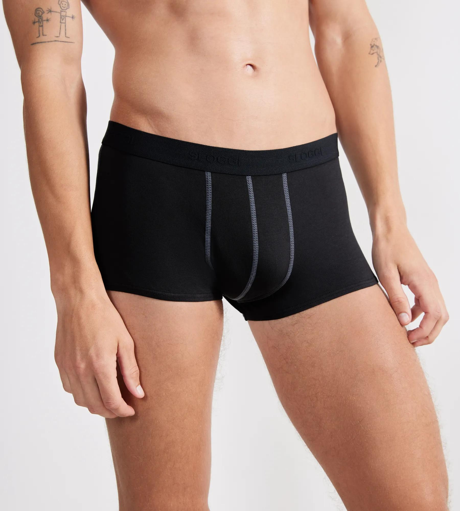 SLOGGI MEN 24/7 - Pánský hipster (2 ks) - Extra měkký bokový střih Sloggi BLACK 6 (obrázek 4)